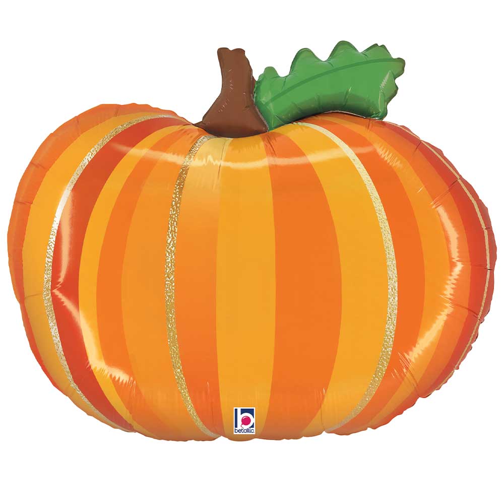 BETALLIC 23" Elegant Pumpkin Foil Balloon